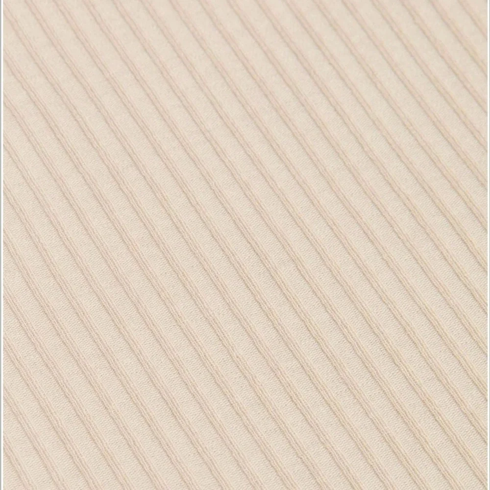 Lululemon Asymmetrical Ribbed Cotton T-Shirt in Trench XS Taupe Tan Fitted
